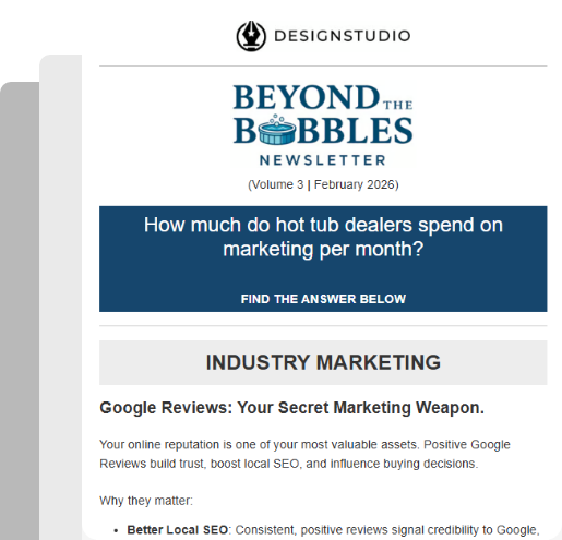 Beyond The Bubbles newsletter preview